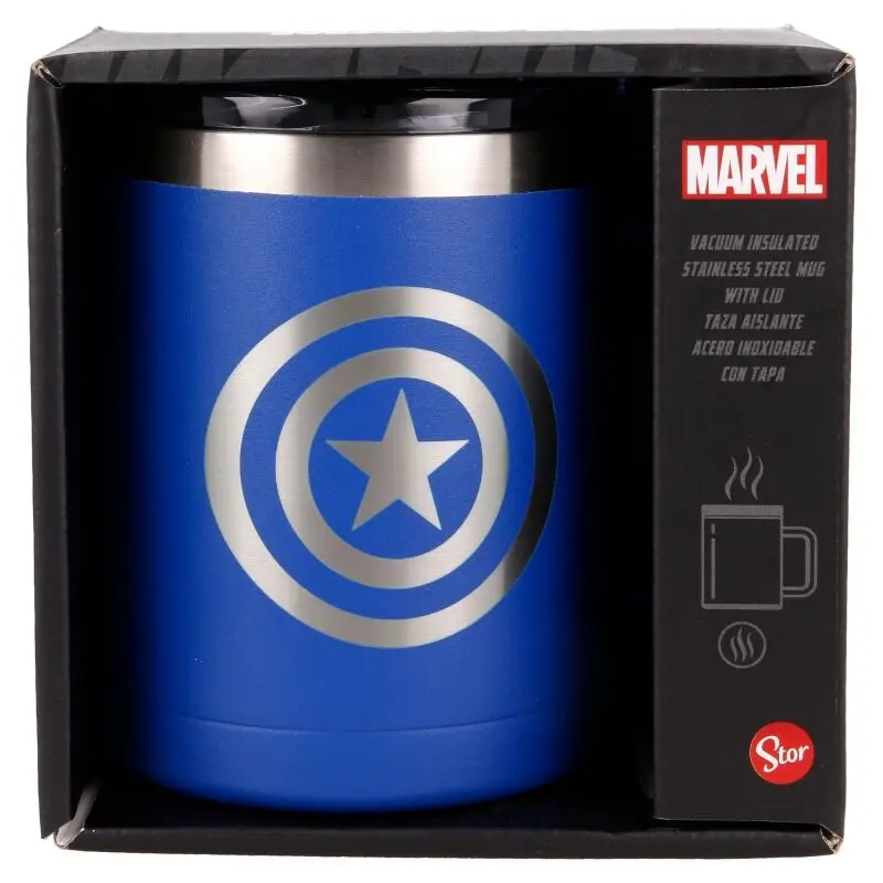 Marvel Captain America stainless steel thermos mug 380ml product photo