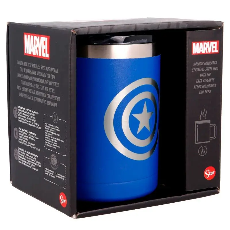 Marvel Captain America stainless steel thermos mug 380ml product photo