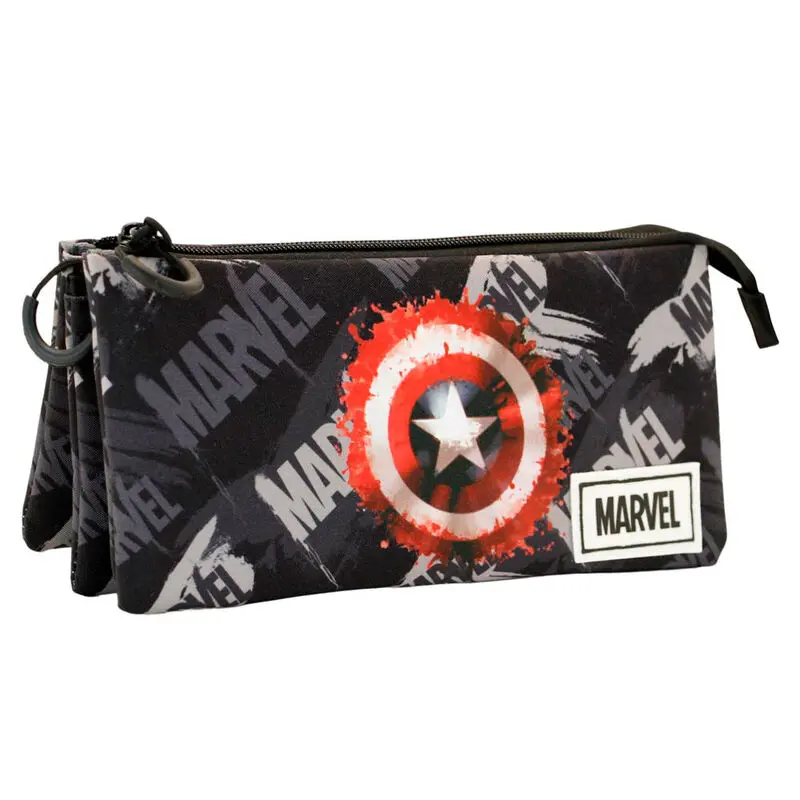 Marvel Captain America Scratches triple pencil case product photo
