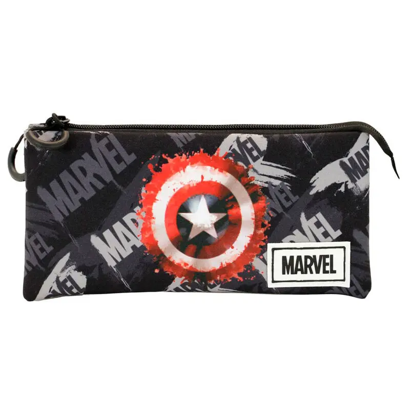Marvel Captain America Scratches triple pencil case product photo
