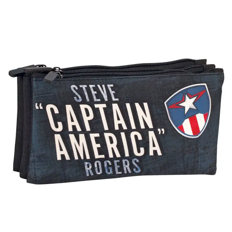 Marvel Captain America Soldier triple pencil case product photo