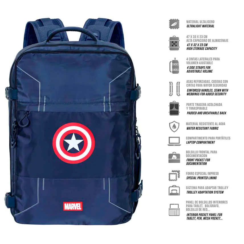 Marvel Captain America backpack 49cm termékfotó