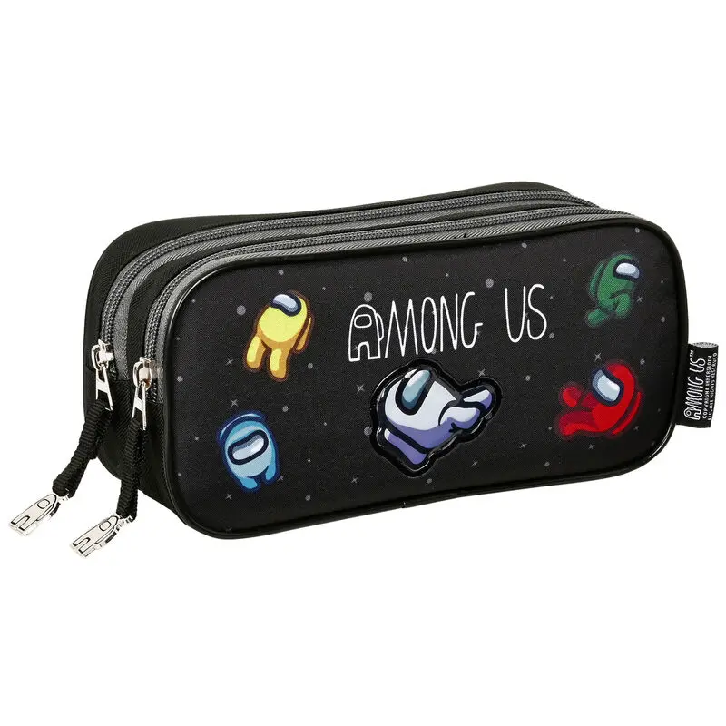 Among Us Black double pencil case product photo