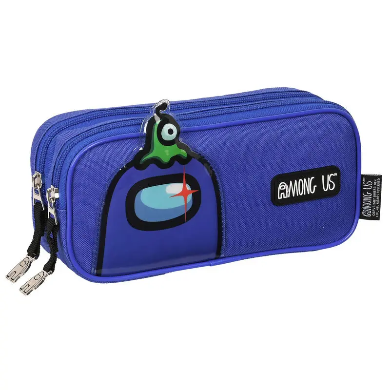 Among Us Blue double pencil case product photo