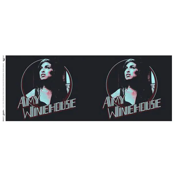 Amy Winehouse Retro Badge mug product photo