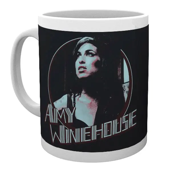 Amy Winehouse Retro Badge mug product photo