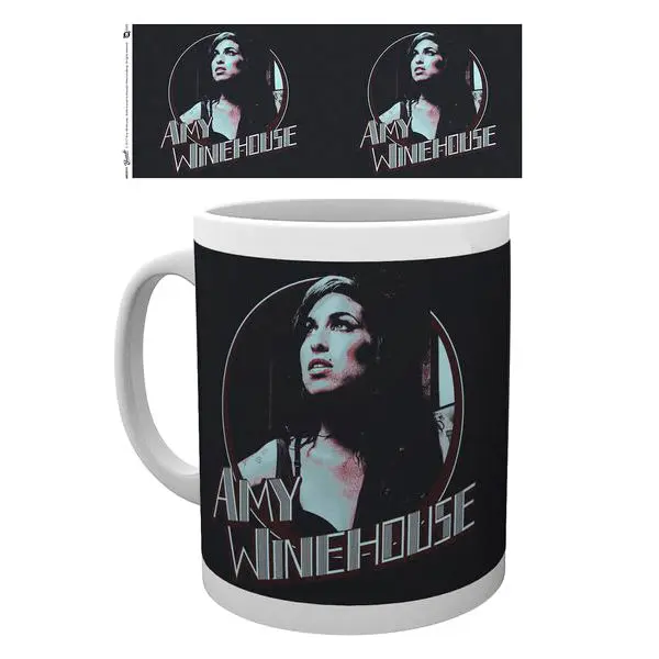 Amy Winehouse Retro Badge mug product photo