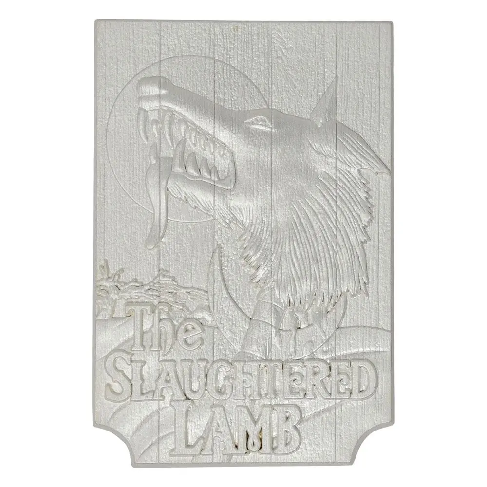 An American Werewolf in London Replica Slaughtered Lamb Pub Sign (silver plated) product photo