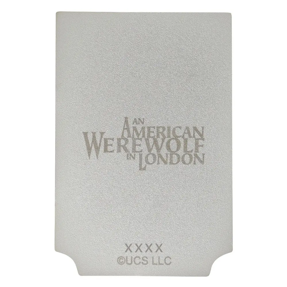 An American Werewolf in London Replica Slaughtered Lamb Pub Sign (silver plated) product photo