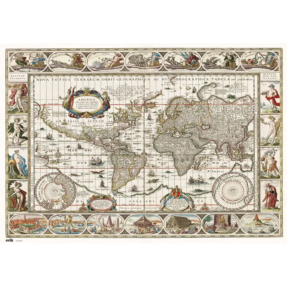 Ancient World Map Desk mat termékfotó