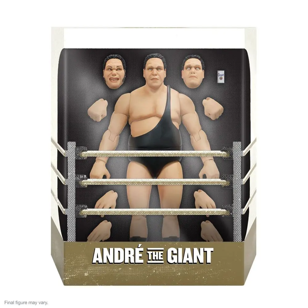 Andre The Giant Ultimates Action Figure Andre Black Singlet 20 cm termékfotó