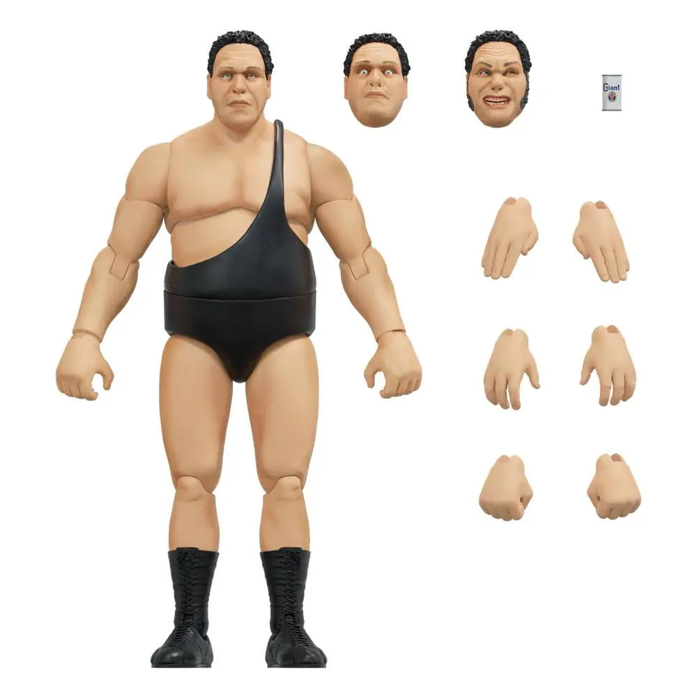 Andre The Giant Ultimates Action Figure Andre Black Singlet 20 cm termékfotó