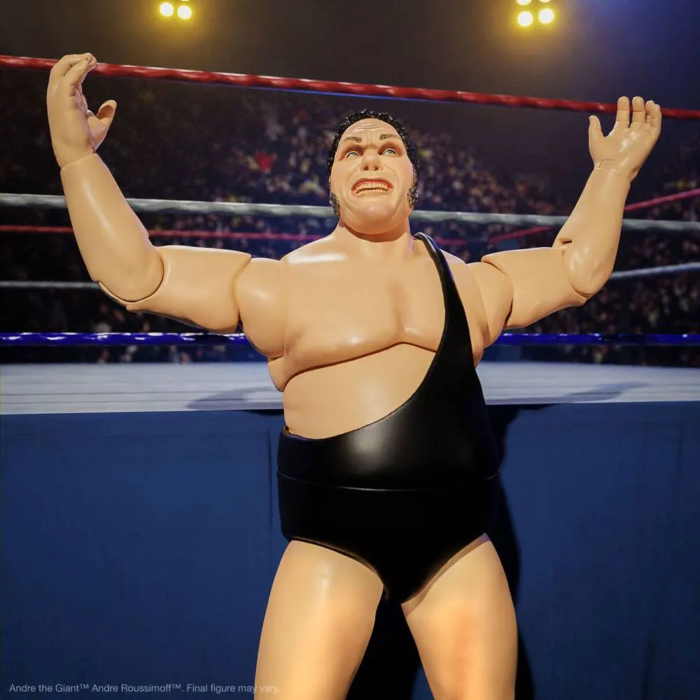 Andre The Giant Ultimates Action Figure Andre Black Singlet 20 cm termékfotó