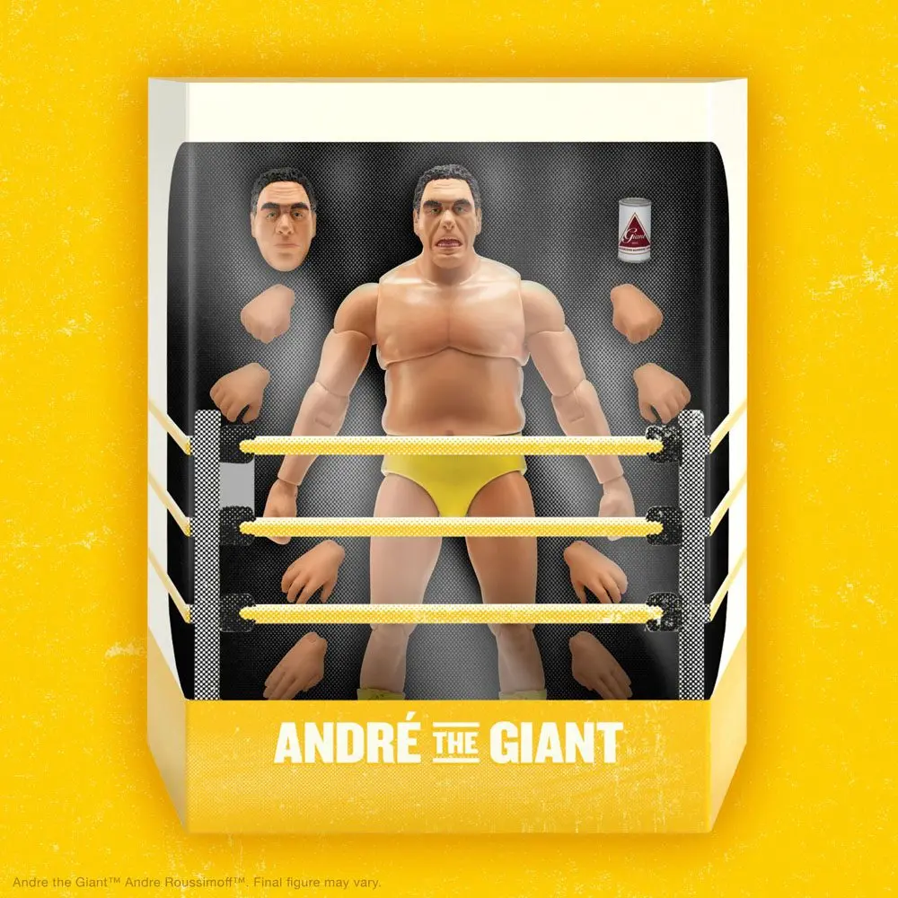 Andre The Giant Ultimates Action Figure Andre (Yellow Trunks) 20 cm product photo