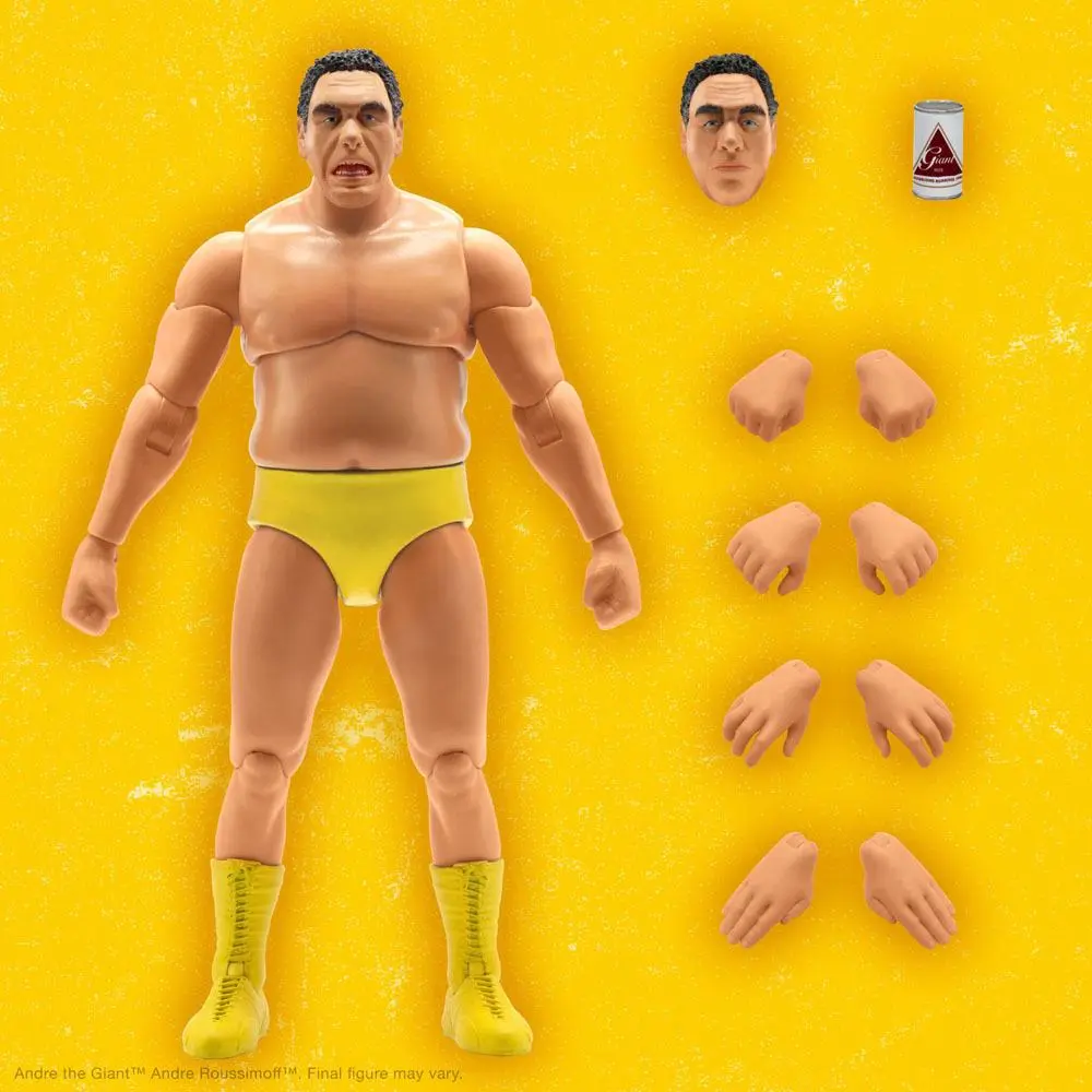 Andre The Giant Ultimates Action Figure Andre (Yellow Trunks) 20 cm product photo