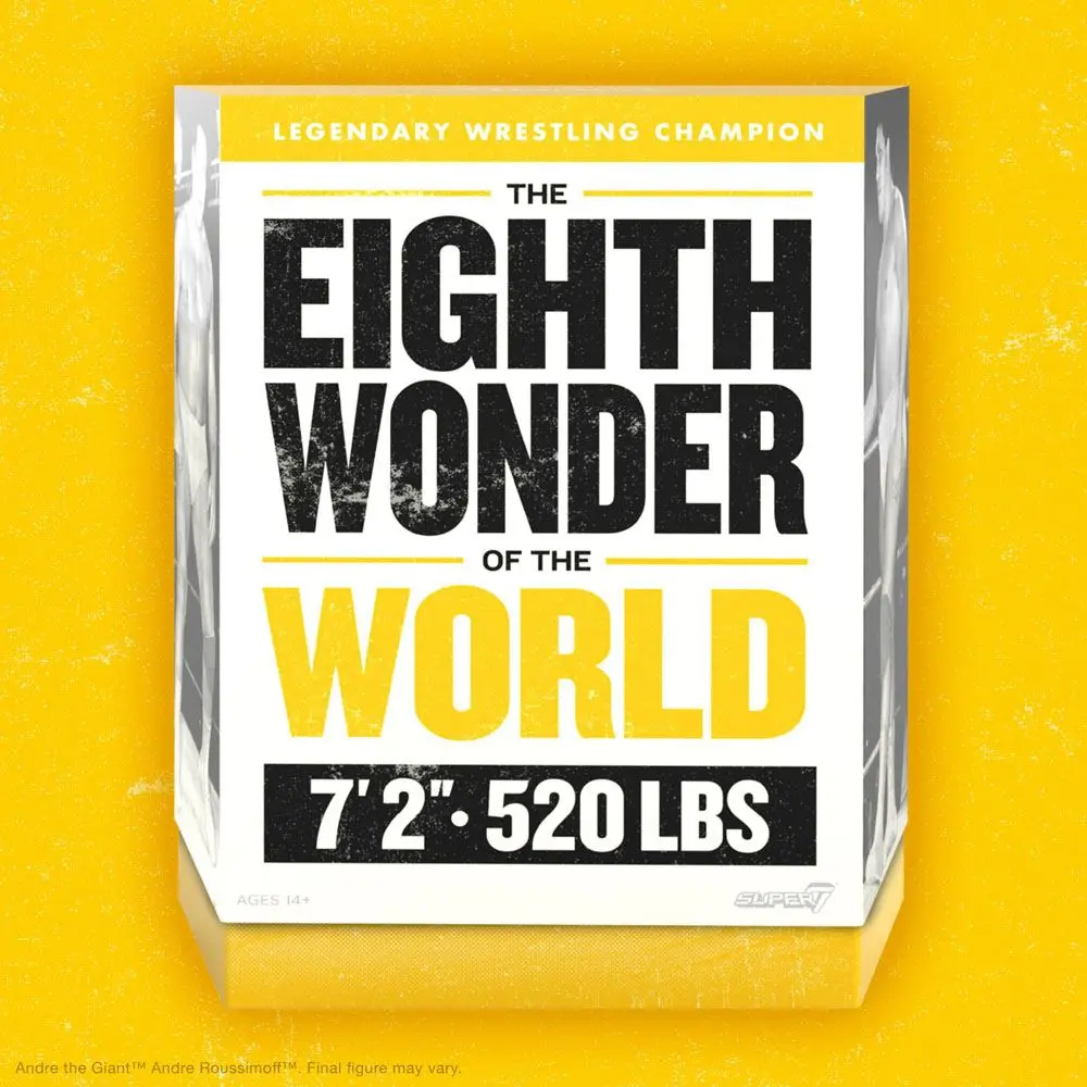 Andre The Giant Ultimates Action Figure Andre (Yellow Trunks) 20 cm product photo
