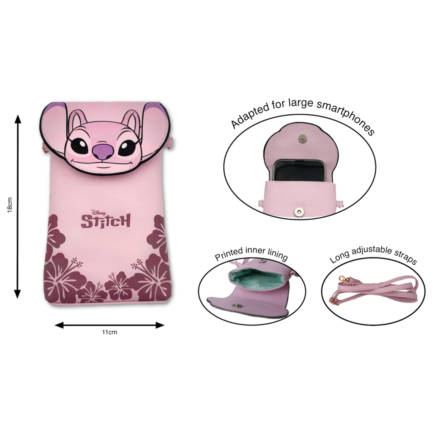 ANGEL Fashion Duo Phone Shoulder Bag product photo