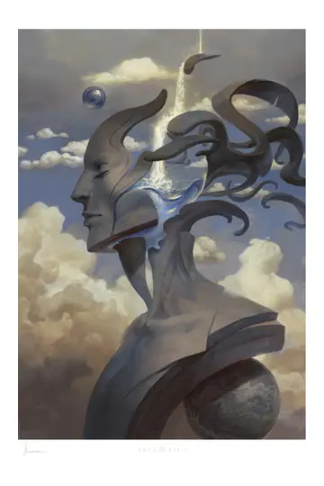 Angelarium Art Print Binah: Of Flowing Mind by Peter Mohrbacher 46 x 61 cm - unframed product photo