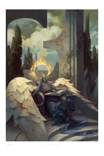 Angelarium Art Print Raziel: Scholar of the Infinite by Peter Mohrbacher 46 x 61 cm - unframed product photo