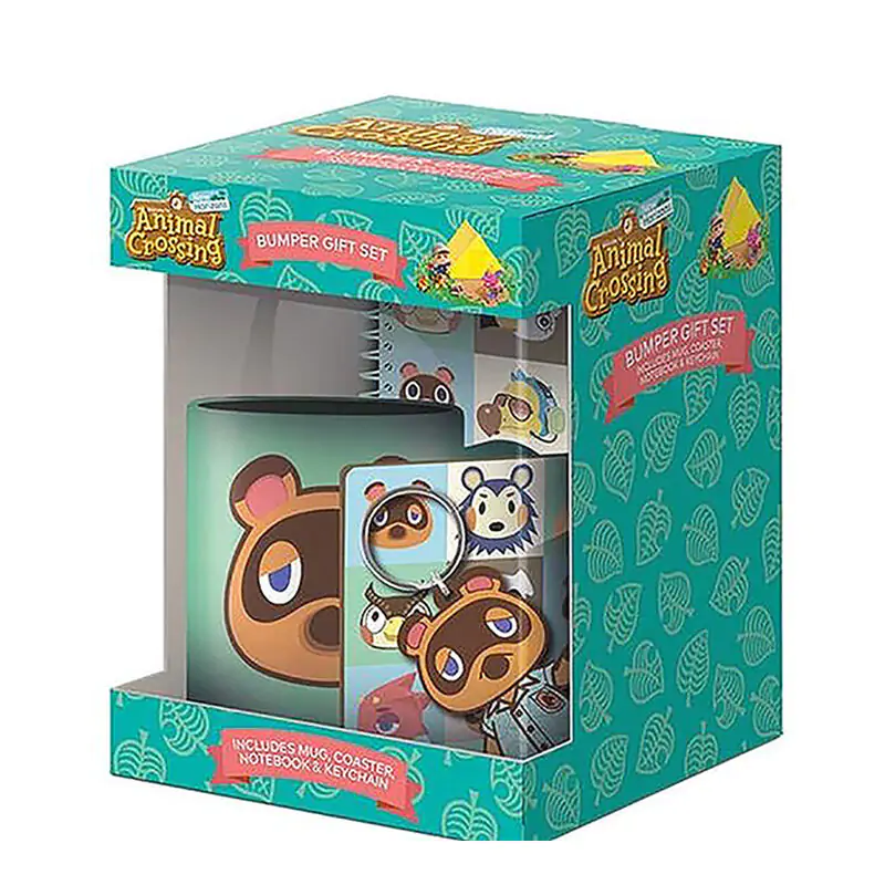 Animal Crossing Set Mug + Notebook + Keyring and coaster product photo