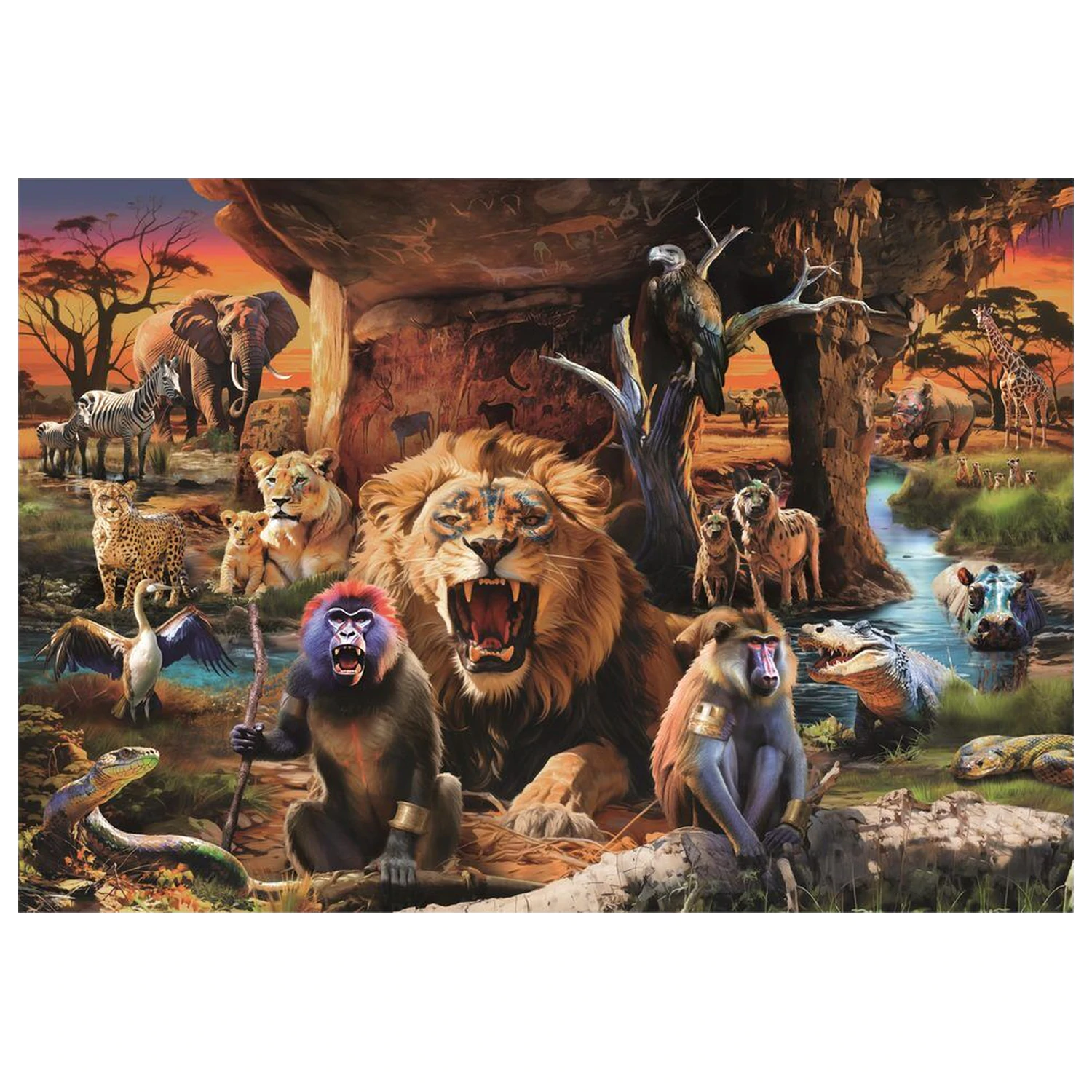 Animals puzzle 1500pcs product photo