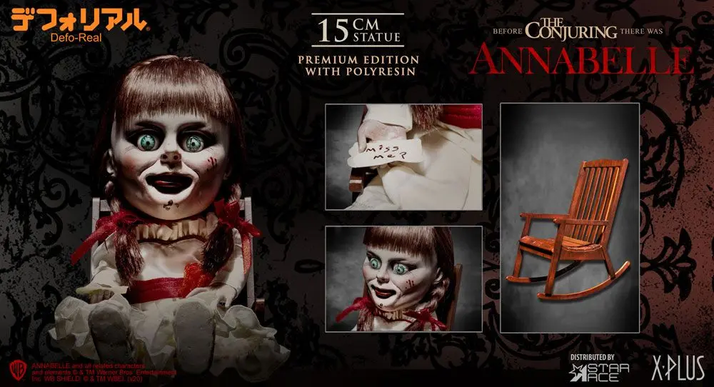Annabelle (2014) Defo-Real Series Statue Annabelle Premium Edition 15 cm product photo