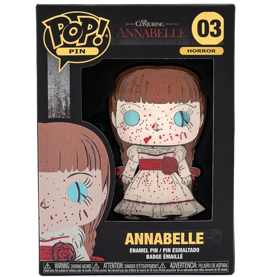 Annabelle Large Enamel POP Pin 10cm product photo