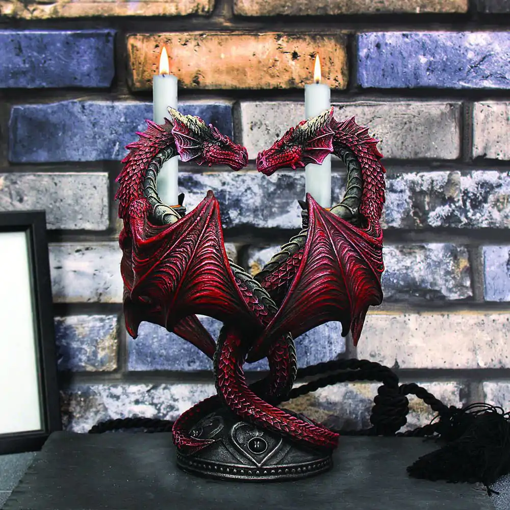 Anne Stokes Candle Holder Dragon Heart Valentine's Edition 23 cm product photo