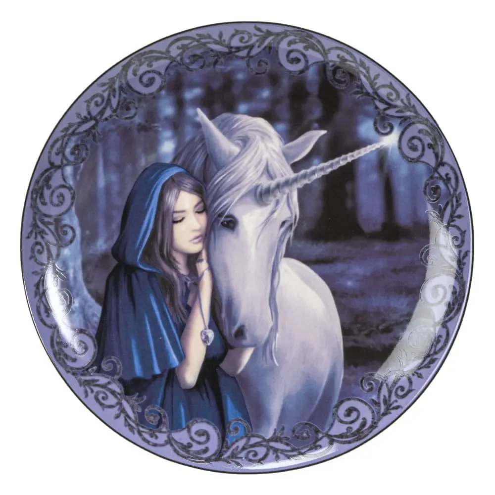 Anne Stokes Plates 4-Pack Unicorn and Maiden product photo