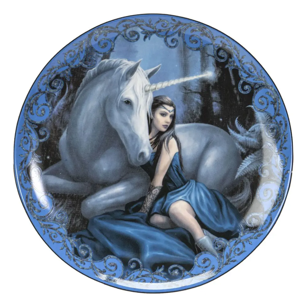 Anne Stokes Plates 4-Pack Unicorn and Maiden product photo
