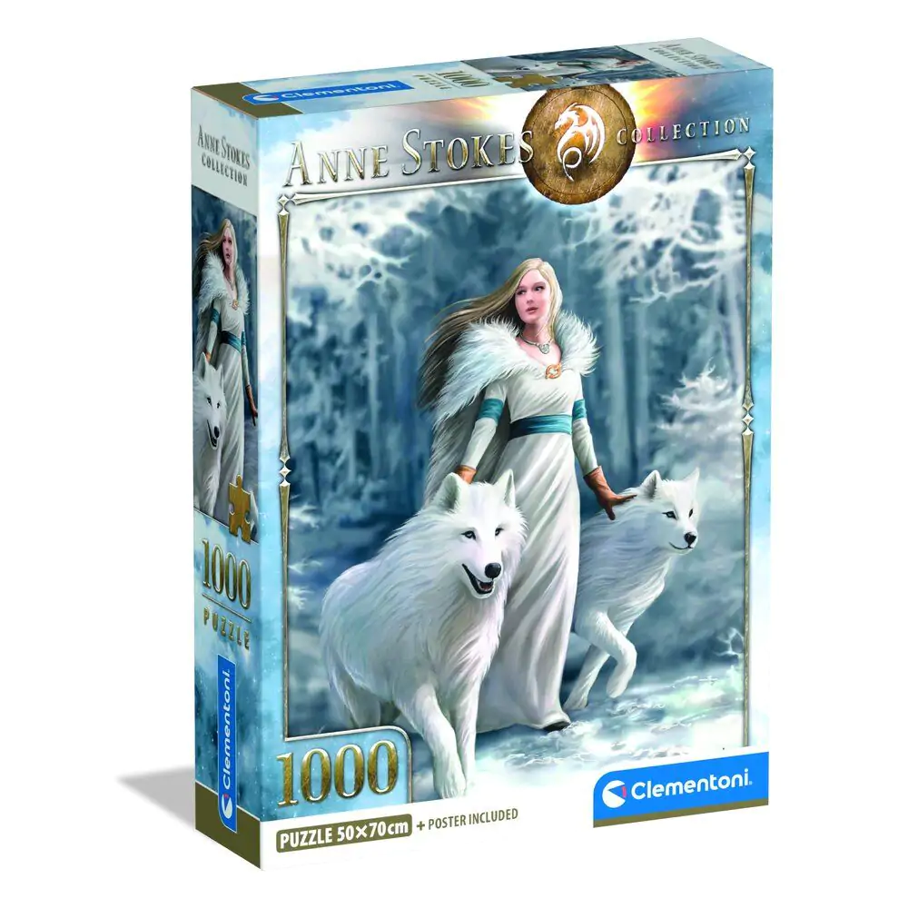 Anne Stokes Winter Guardians puzzle 1000pcs product photo