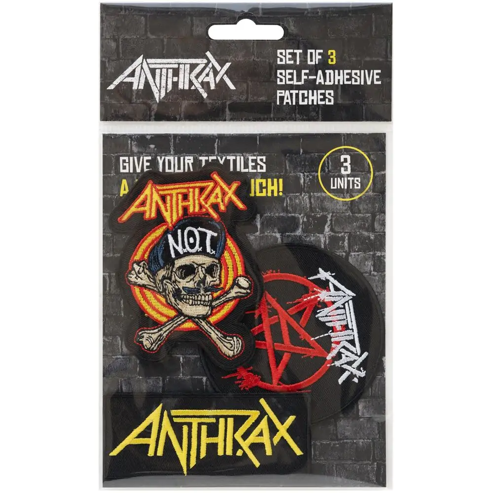 Anthrax 3 set patch product photo