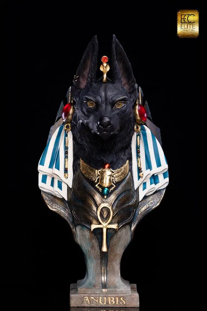 Anubis Life-Size Bust by Miyo Nakamura 72 cm product photo