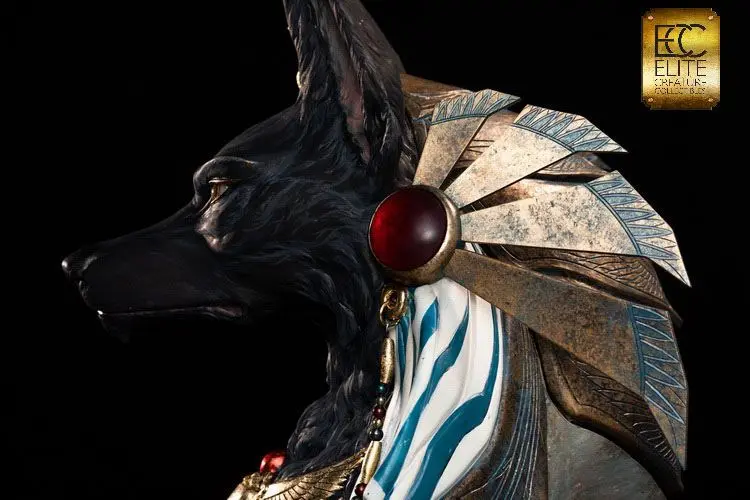 Anubis Life-Size Bust by Miyo Nakamura 72 cm product photo