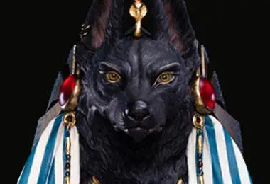 Anubis Life-Size Bust by Miyo Nakamura 72 cm product photo