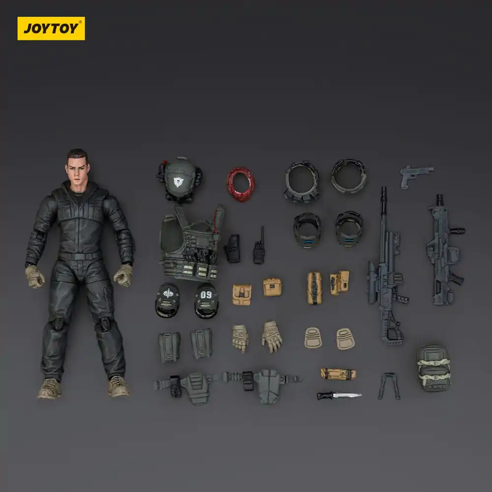 APOC Series Dark Source Action Figure Stellar Scar Assault Team Darksilicon 11 cm product photo