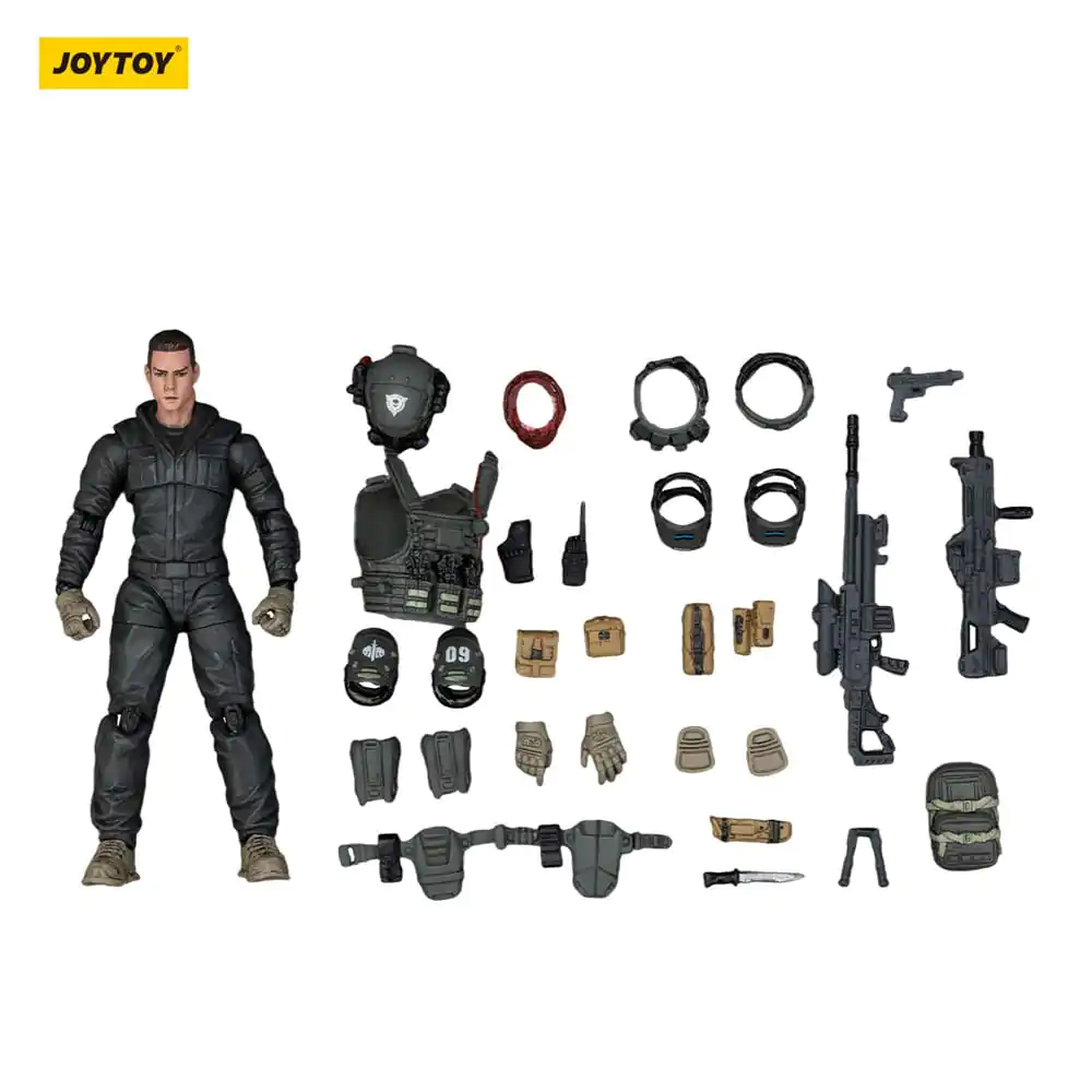APOC Series Dark Source Action Figure Stellar Scar Assault Team Darksilicon 11 cm product photo