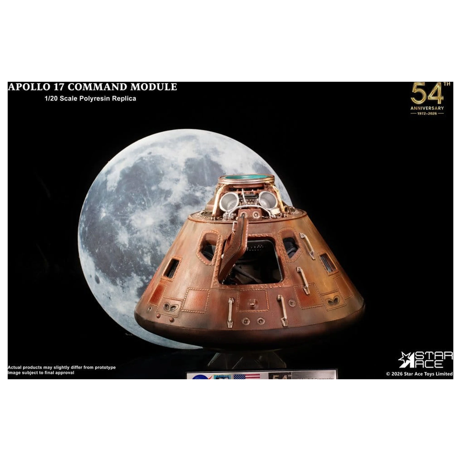 Apollo 17 Replika 1/20 Command Module 20 cm product photo