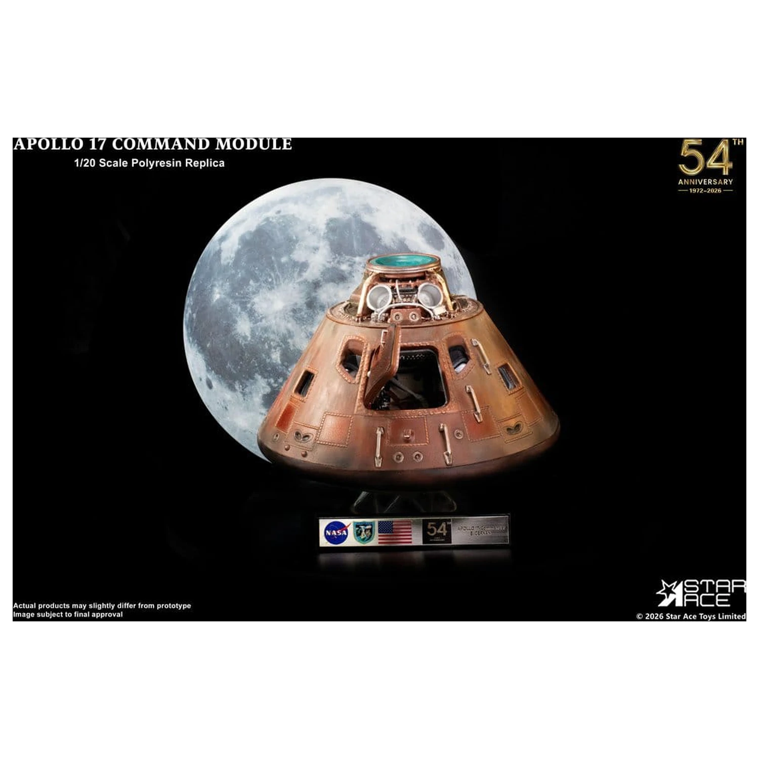 Apollo 17 Replika 1/20 Command Module 20 cm product photo