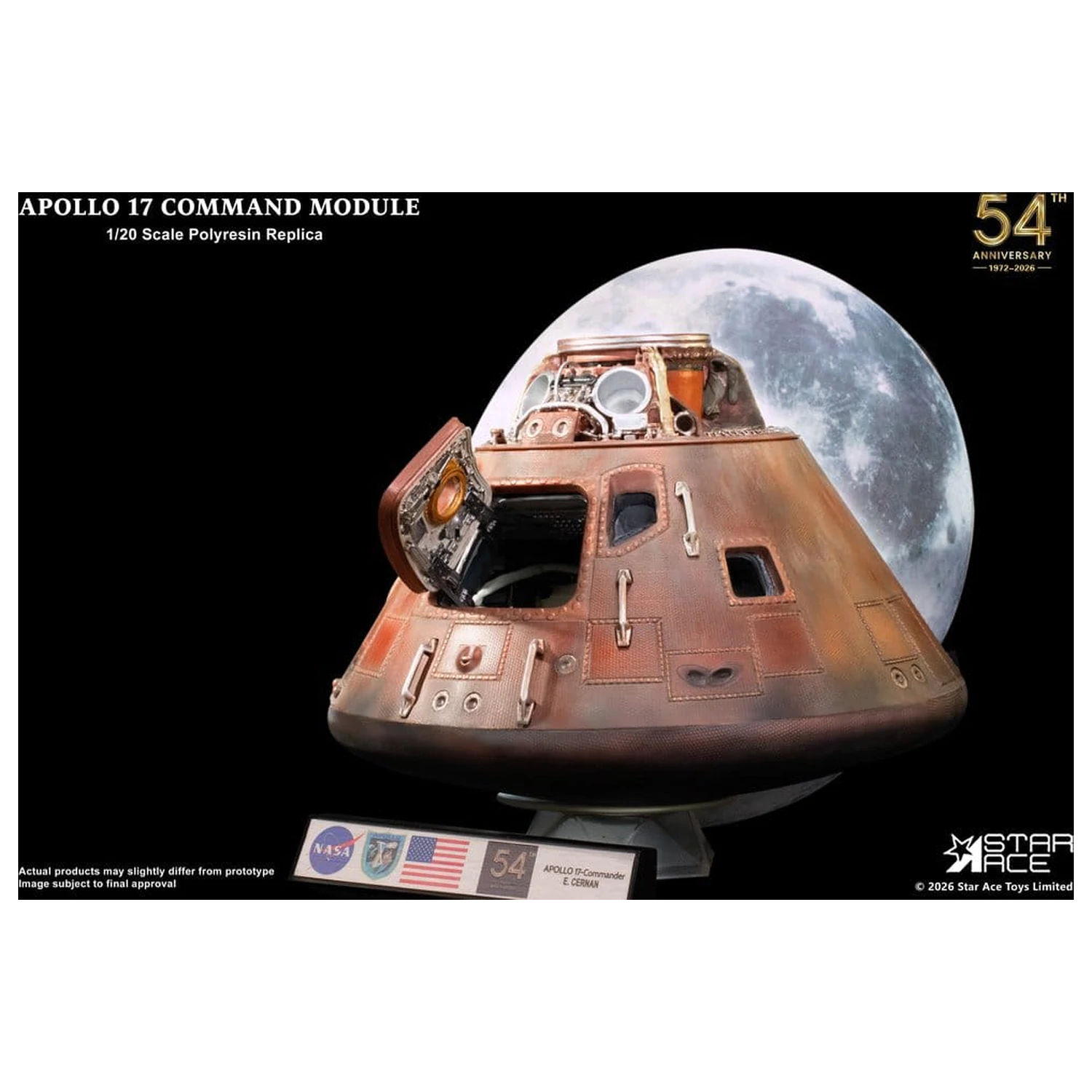 Apollo 17 Replika 1/20 Command Module 20 cm product photo