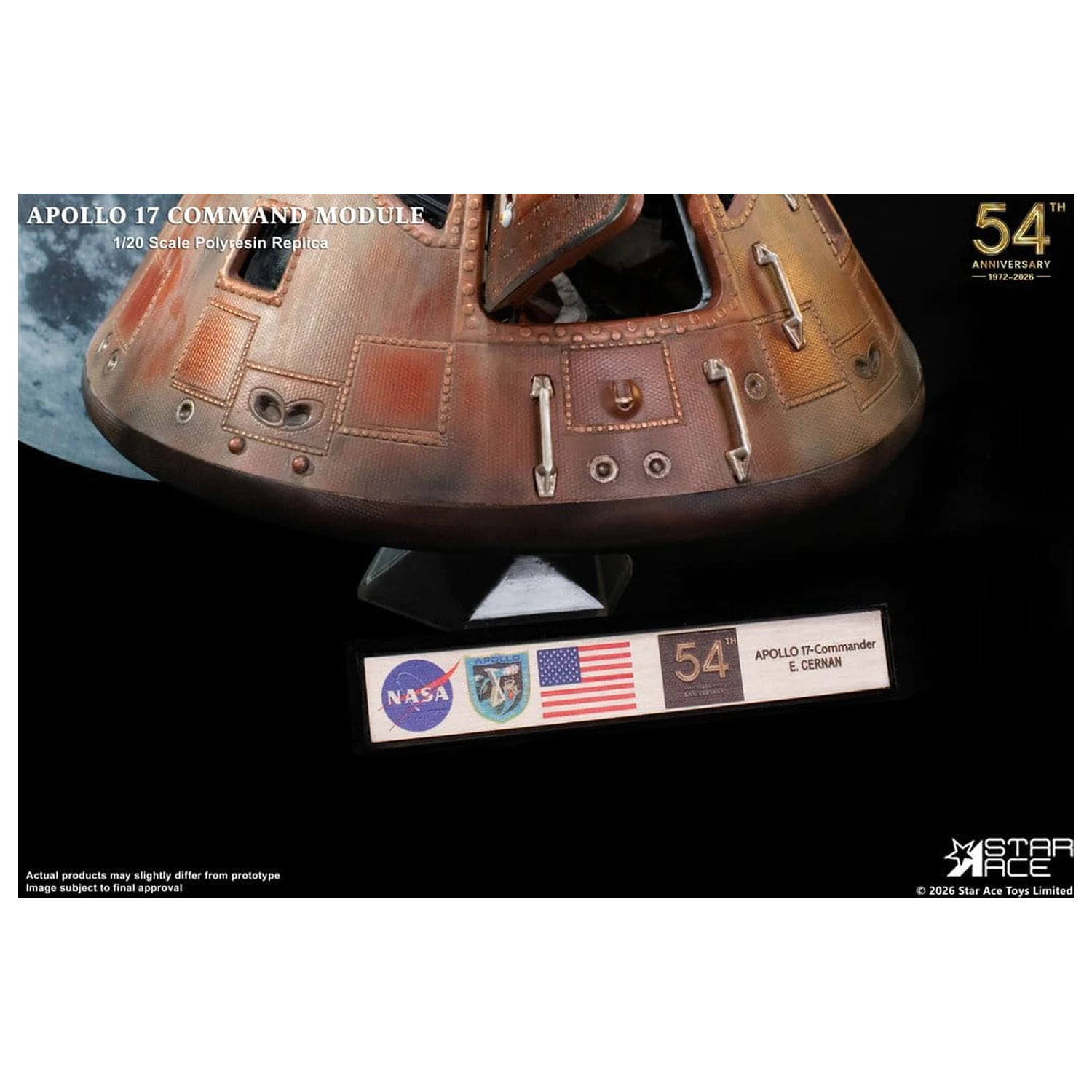Apollo 17 Replika 1/20 Command Module 20 cm product photo