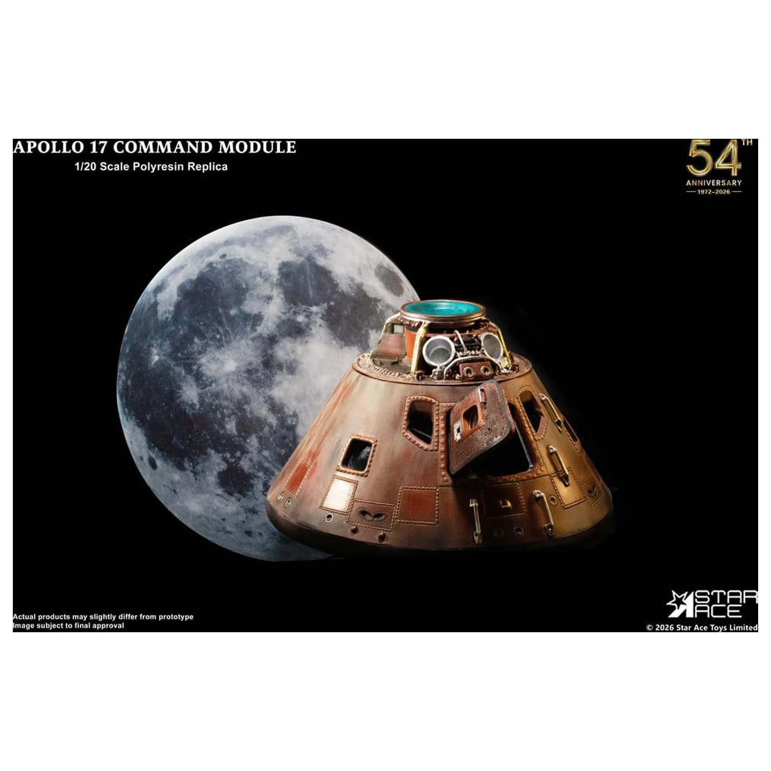Apollo 17 Replika 1/20 Command Module 20 cm product photo