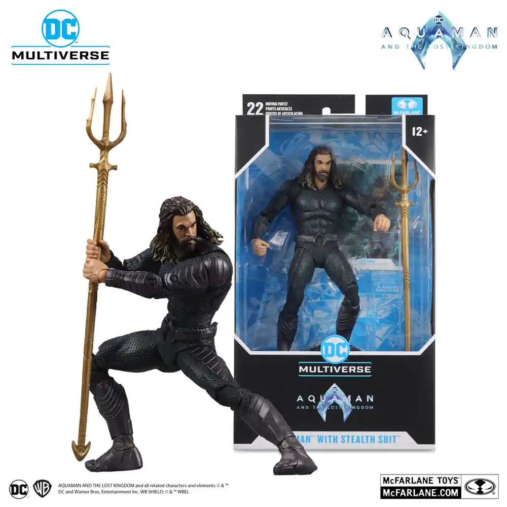 Aquaman and the Lost Kingdom DC Multiverse Action Figure Aquaman with Stealth Suit 18 cm termékfotó