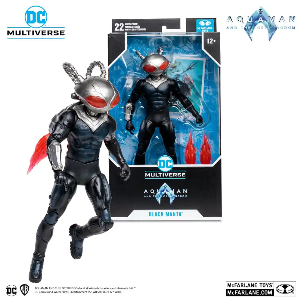 Aquaman and the Lost Kingdom DC Multiverse Action Figure Black Manta 18 cm termékfotó