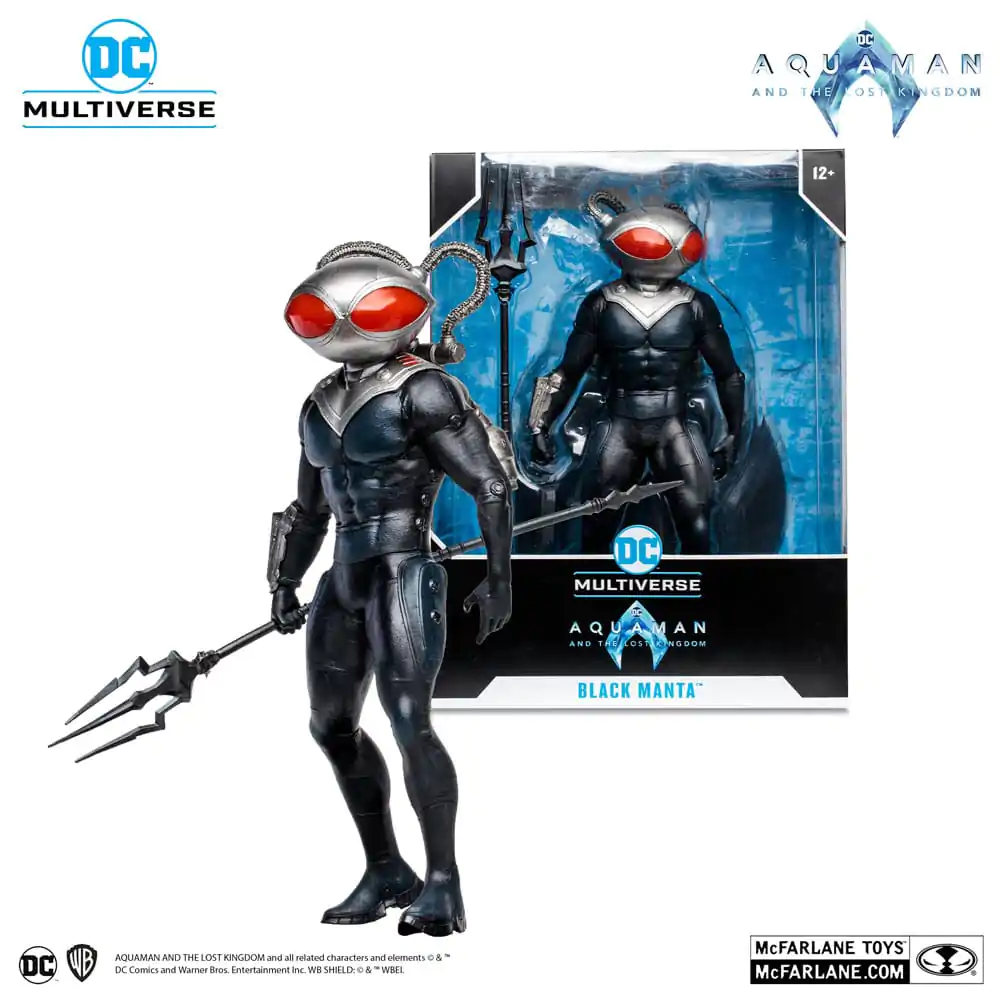 Aquaman and the Lost Kingdom DC Multiverse Megafig Action Figure Black Manta 30 cm termékfotó