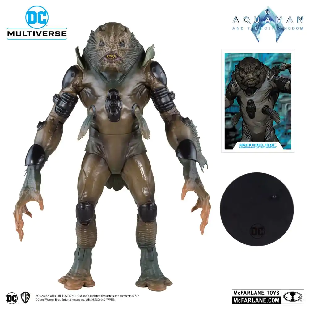 Aquaman and the Lost Kingdom DC Multiverse Megafig Action Figure Sunken Citadel Pirate 30 cm product photo