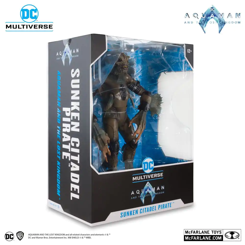 Aquaman and the Lost Kingdom DC Multiverse Megafig Action Figure Sunken Citadel Pirate 30 cm product photo