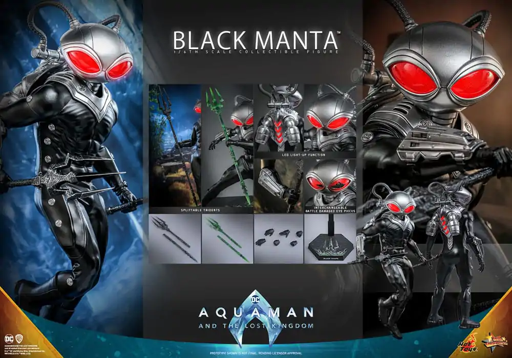Aquaman and the Lost Kingdom Movie Masterpiece Action Figure 1/6 Black Manta 34 cm product photo
