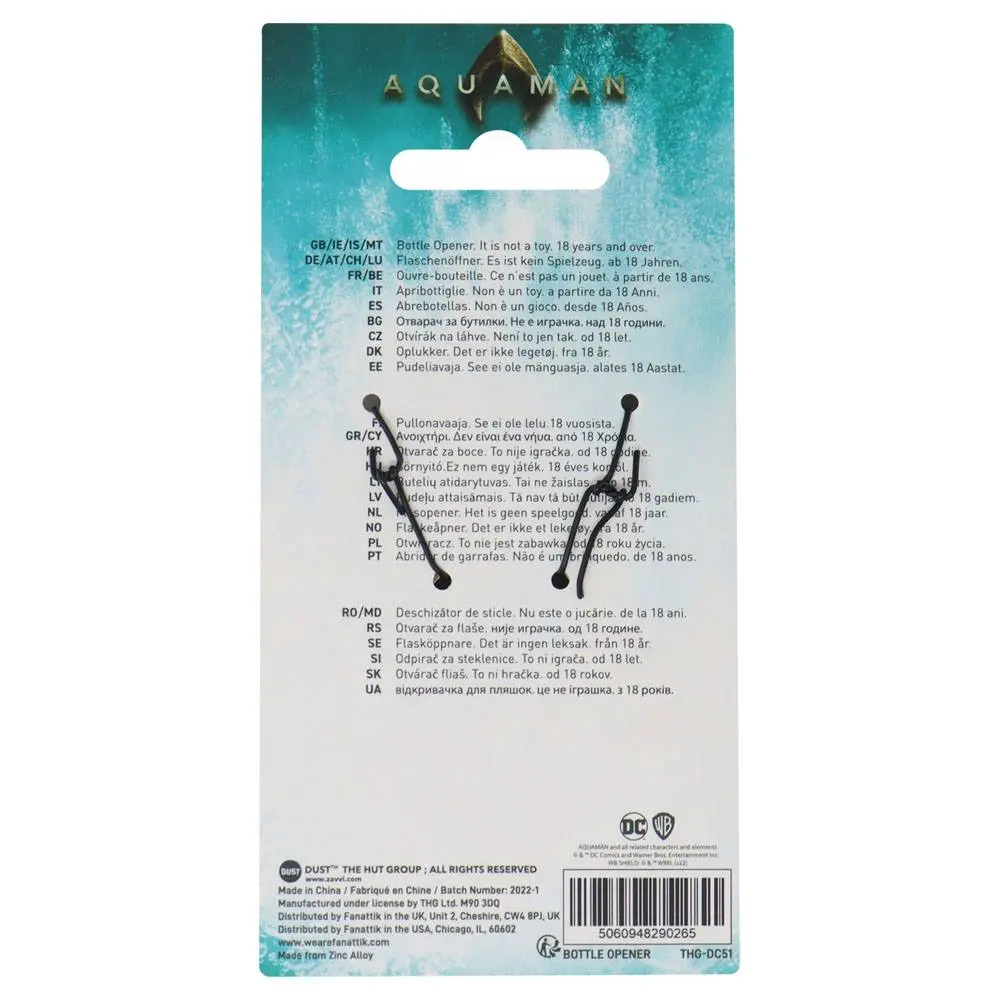 Aquaman Bottle Opener Aquaman Symbol 8 cm product photo