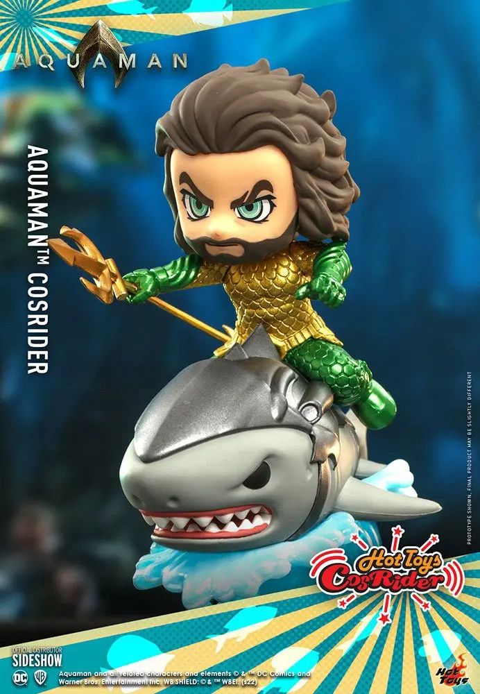 Aquaman CosRider Mini Figure with Sound &amp; Light Up Aquaman 13 cm product photo